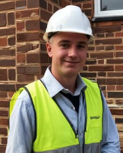 James Mitchell, senior mason specialist in residential brickwork